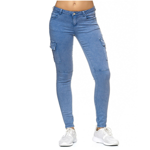 High-Elastic 6 Pockets Slimming Jeans