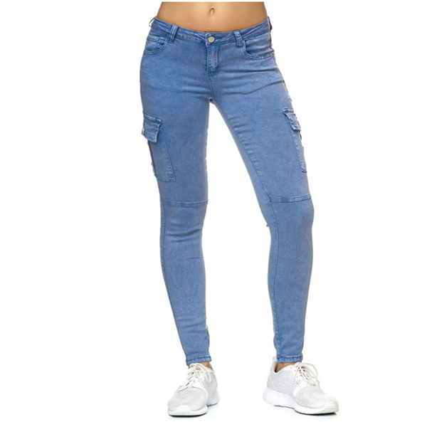 High-Elastic 6 Pockets Slimming Jeans