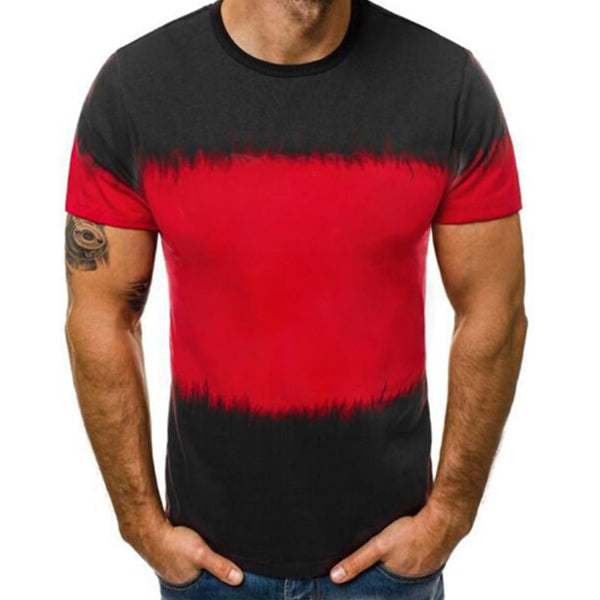 Bequemes T-Shirt zum Drucken und Färben von Männern