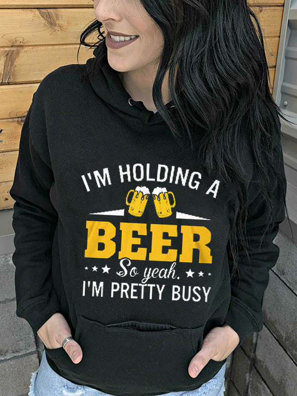 Sigo cerveza, así que estoy muy ocupado suéter