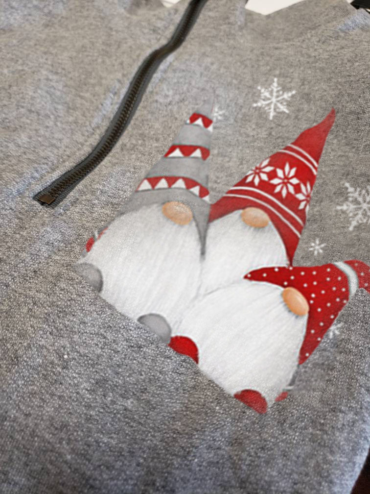 Enano navideño escandinavo para mujer con cremallera