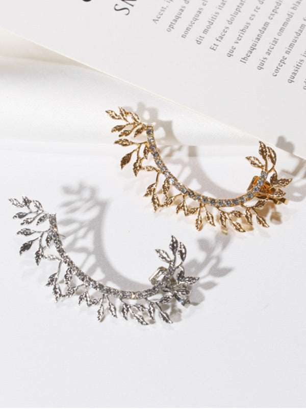 Pendientes vintage de mujer de hojas