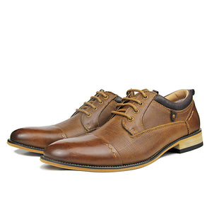 Zapatos de cuero para hombres de negocios
