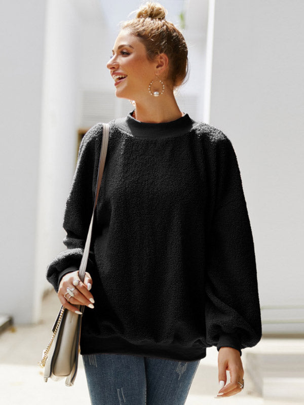 Jersey de mujer con osito de peluche y manga larga