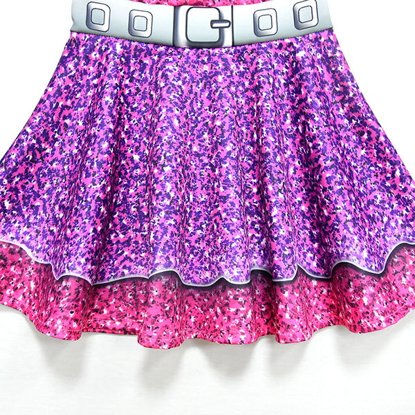 Girl LOL surprise! Sparkling pink cosplay dress