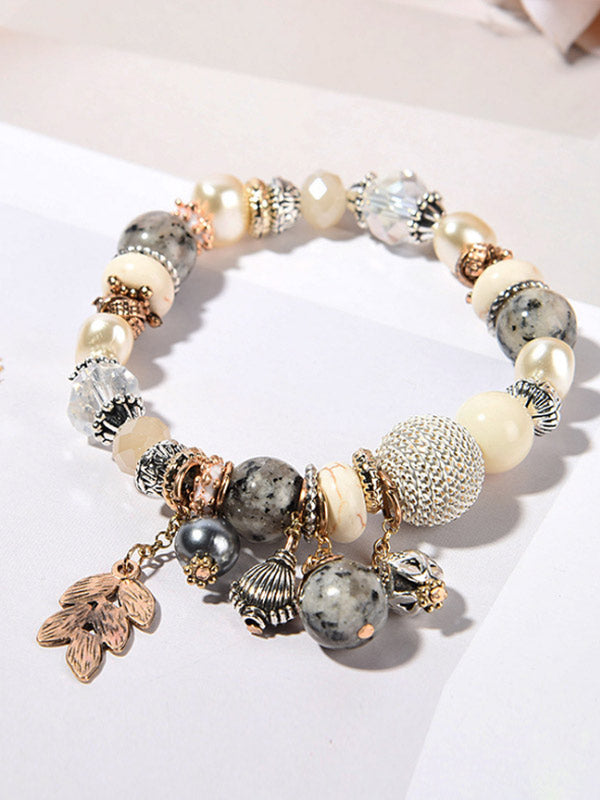 Pulsera de mujer de cristal natural de bohemia