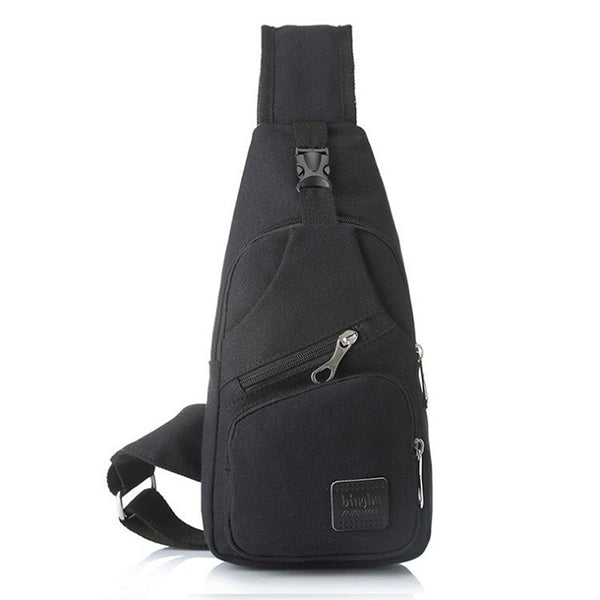 Bolso de hombro multifuncional retro de lona para hombre