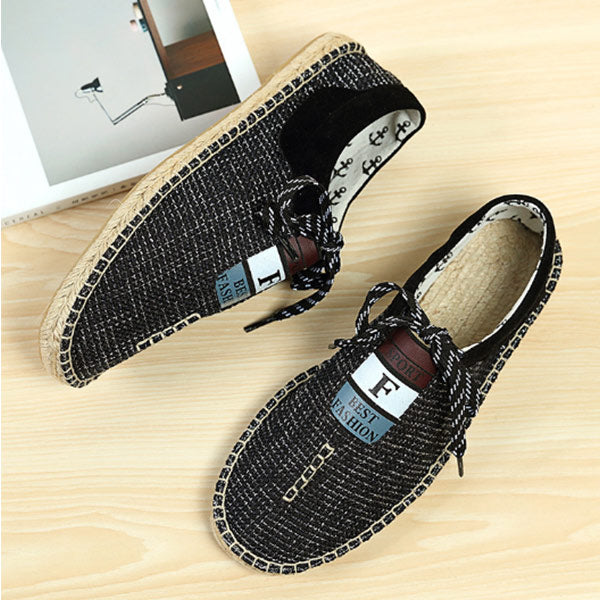 Zapatos de lona casual suaves y transpirables para hombres.