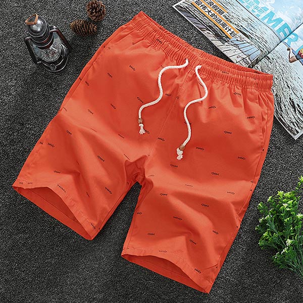 Laisvi silkių kaulų šortai vyrams