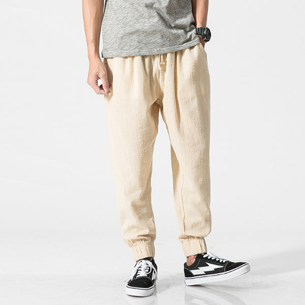 Pantalones de hombre &quot;holgados&quot;, fuertes con cordones