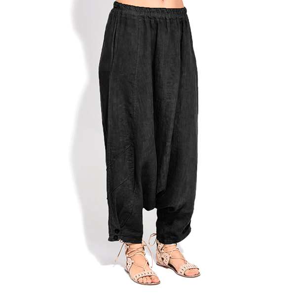 Pantalones harem de color natural para mujer