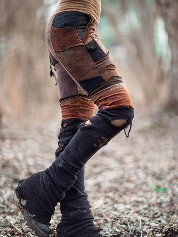 Moteriškos retro mustango aptemptos kelnės su aukštu juosmeniu