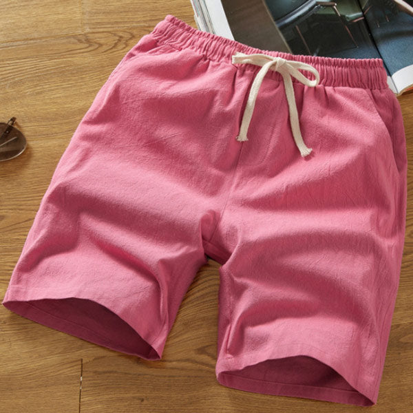 Shorts de lino para hombre