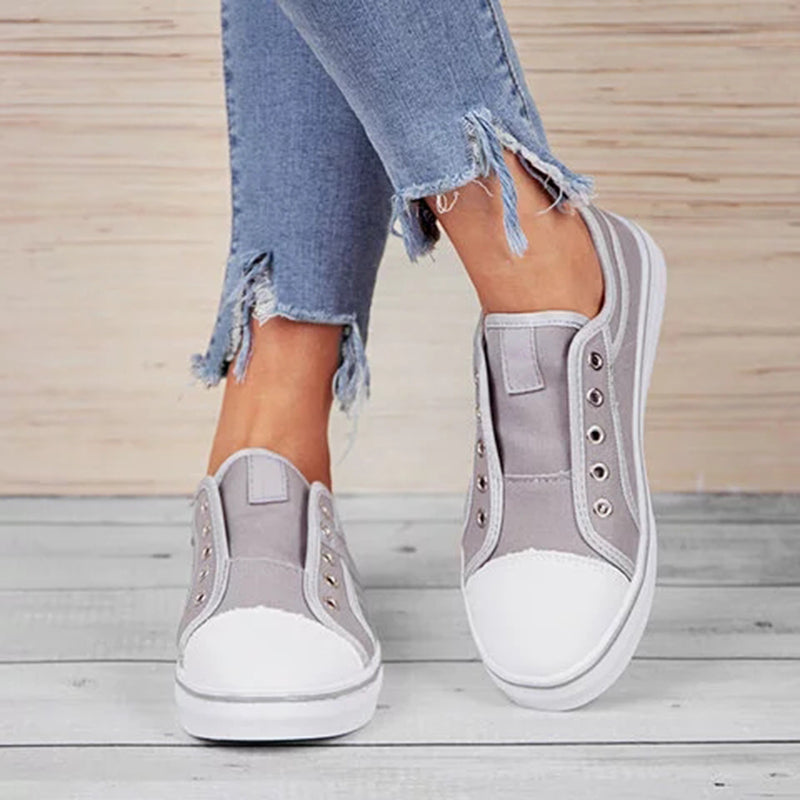 Zapatos casuales Colorblock para mujer