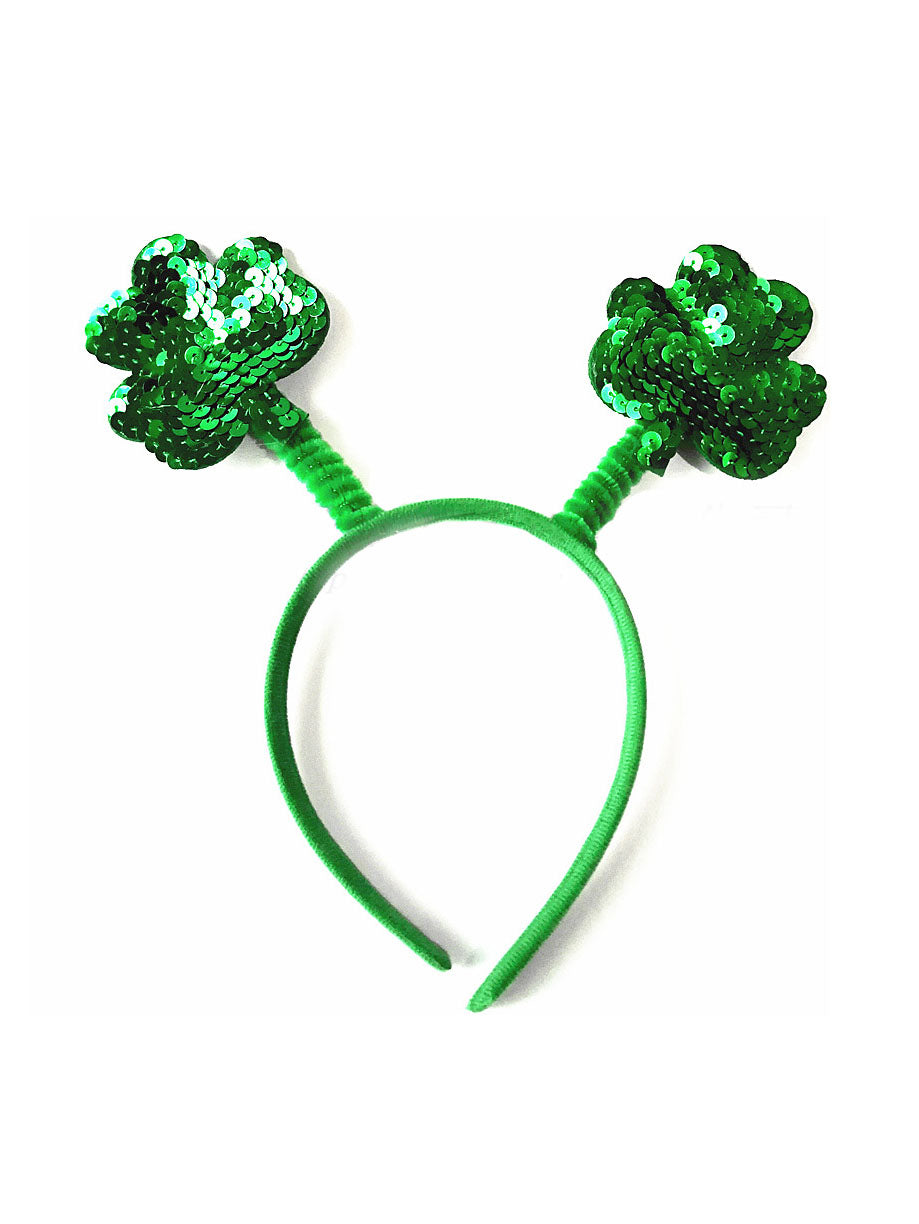 Tocado festivo irlandés con trébol St. Para el día de patricio