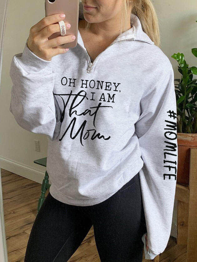 O brangioji, aš esu šios motinos motinos gyvenimo abėcėlės spausdinimo užtrauktukas