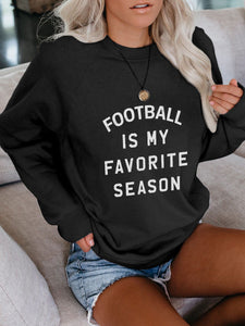 Fußball ist mein Lieblingssaison-Sweatshirt