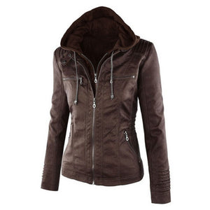 New Arrival Plus Size Women Fashion Autumn Winter Coat Jacket Long Sleeve Zipper