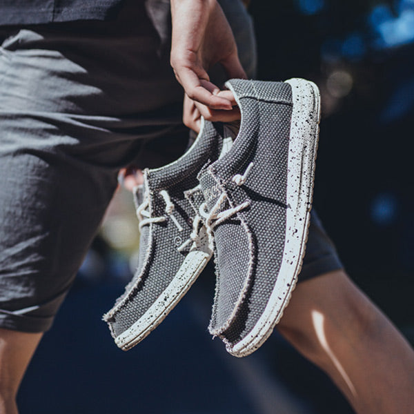 Atmungsaktive Freizeitschuhe aus Leinen für Herren