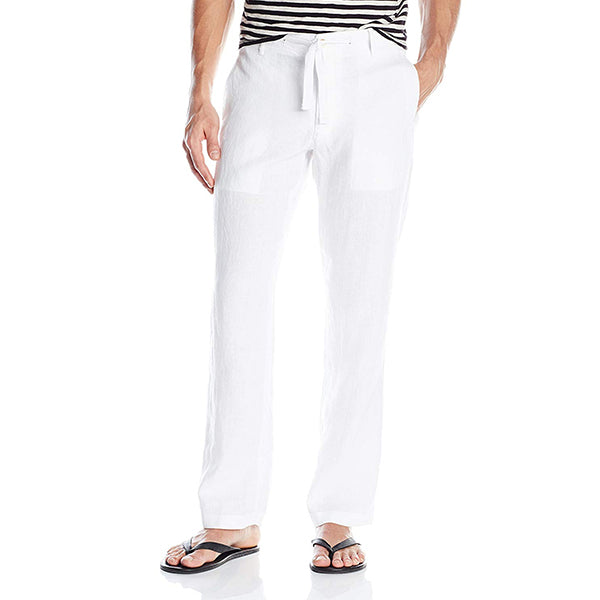 Pantalones sueltos con líneas libres.