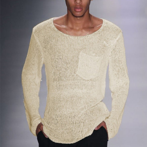 Strickendes atmungsaktives T-Shirt für Herren