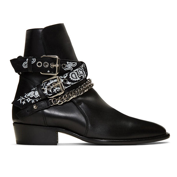 Buckle strap graffiti fabric chelsea boots suede catwalk t show men&#39;s casual boots