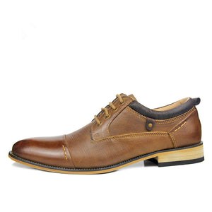 Zapatos de cuero para hombres de negocios