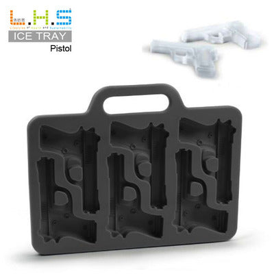 DIY Gun Shape Eiswürfelschalen Form