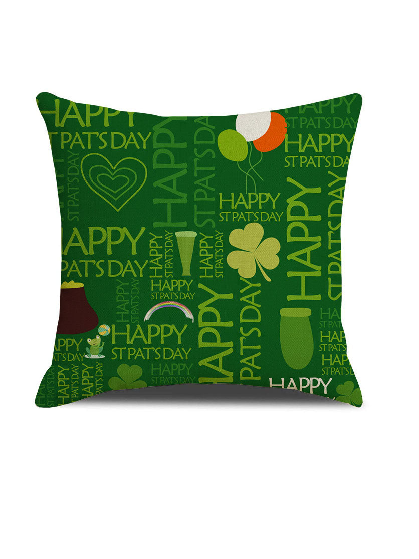 Funda de cojín para sofá de coche St. Para el día de patricio