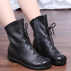 Leather Handmade Women's Boots