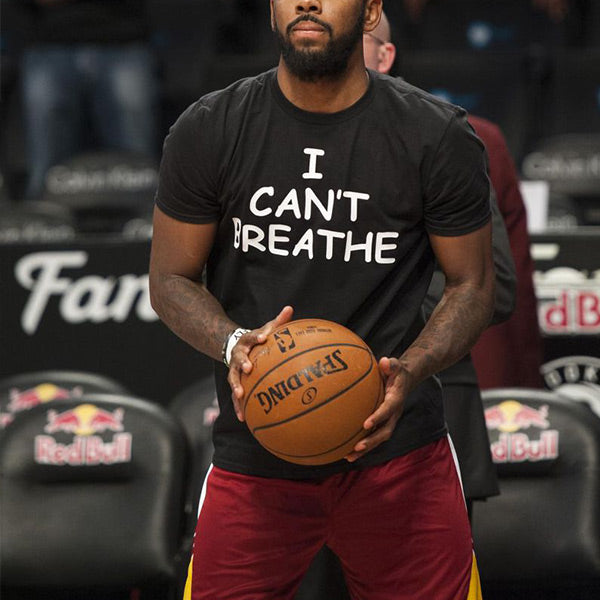 Herren Ich kann nicht atmen bedrucktes kurzärmeliges T-Shirt