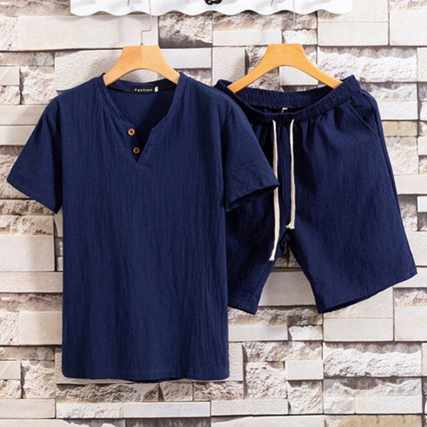 Shorts de lino para hombre