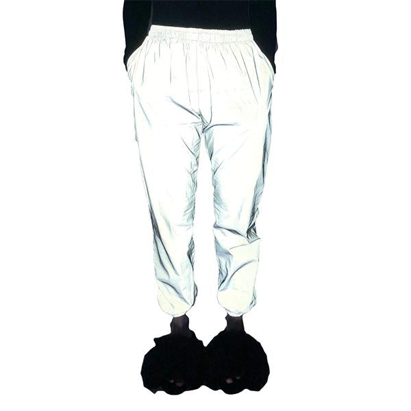 Talever Unique Cintura elástica Luminous Pants Jogger Pants