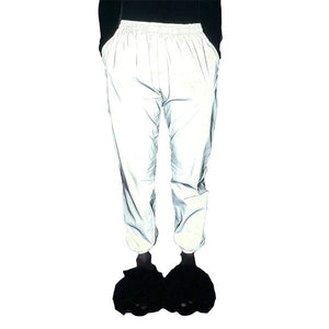 Talever Unique Cintura elástica Luminous Pants Jogger Pants