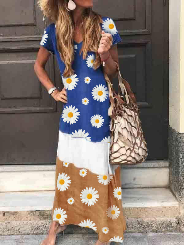Daisy Print Kleid