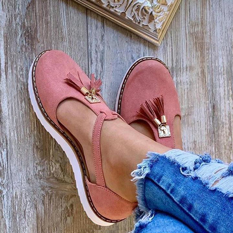 Bequeme Sandalen für Damen Quasten