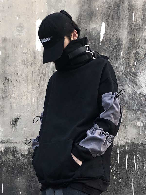 Jersey de hombre con un bloque de color de varios bolsillos.