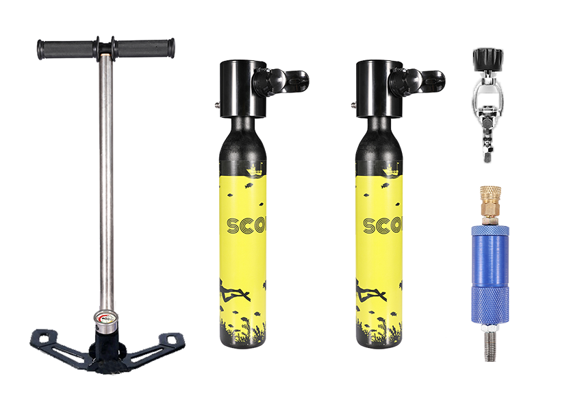 2 ALCANCE 1 bomba 1 filtro de bomba 1 adaptador de recarga