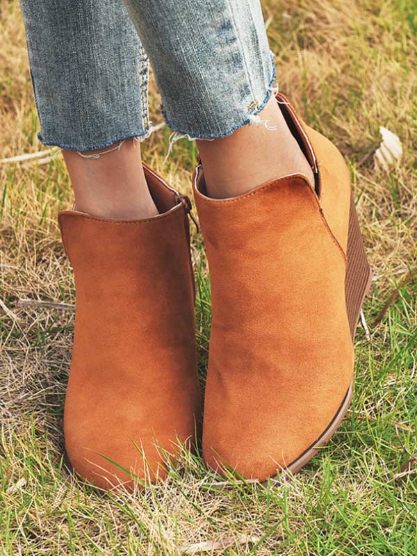 Damen Vintage Fashion Wedge Schuhe