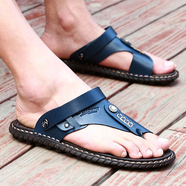 Sandalias de microfibra para hombre