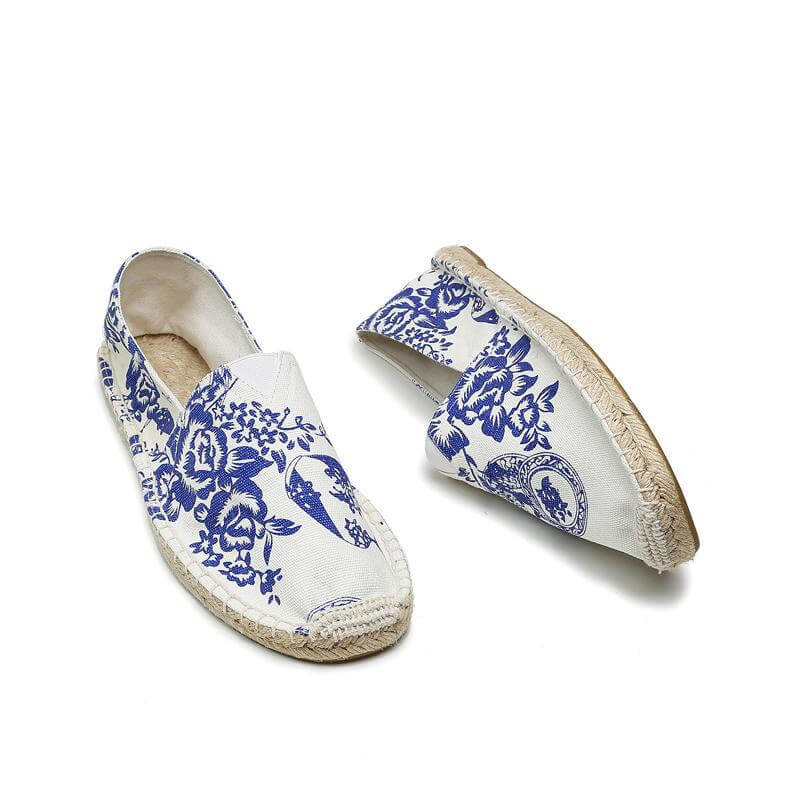 Calzado casual de lino para hombre