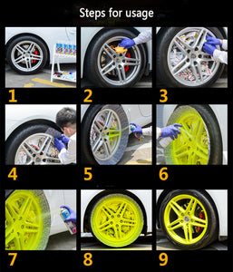 Car wheel spray film （5-6 bottles for 4 wheels）