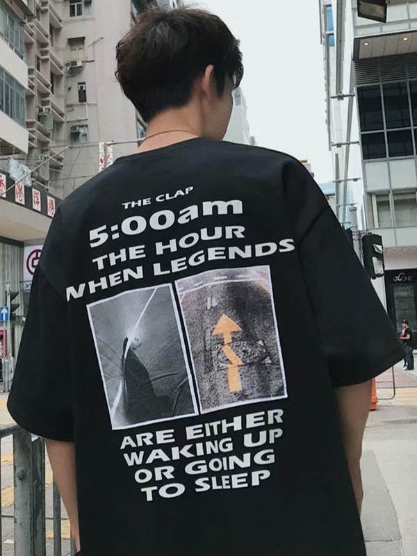 Camiseta unisex con estampado creativo