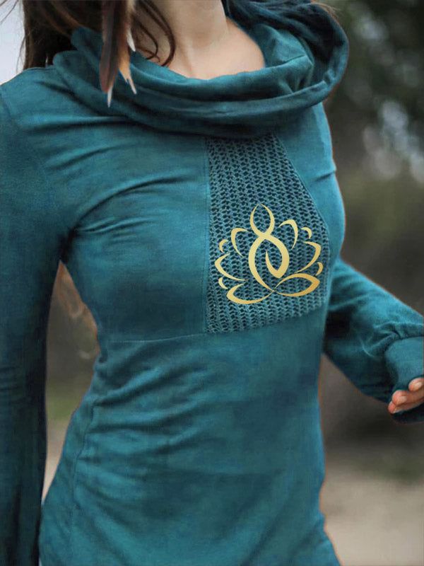 Damen Vintage Dye Print Sweatshirt