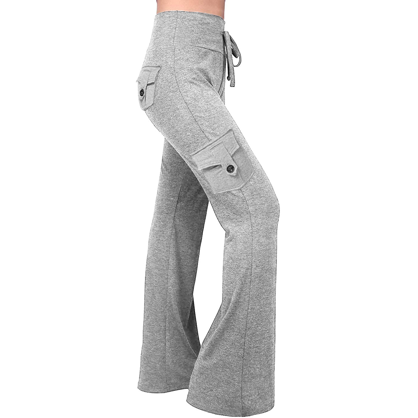 Pantalones de yoga para mujer con soga