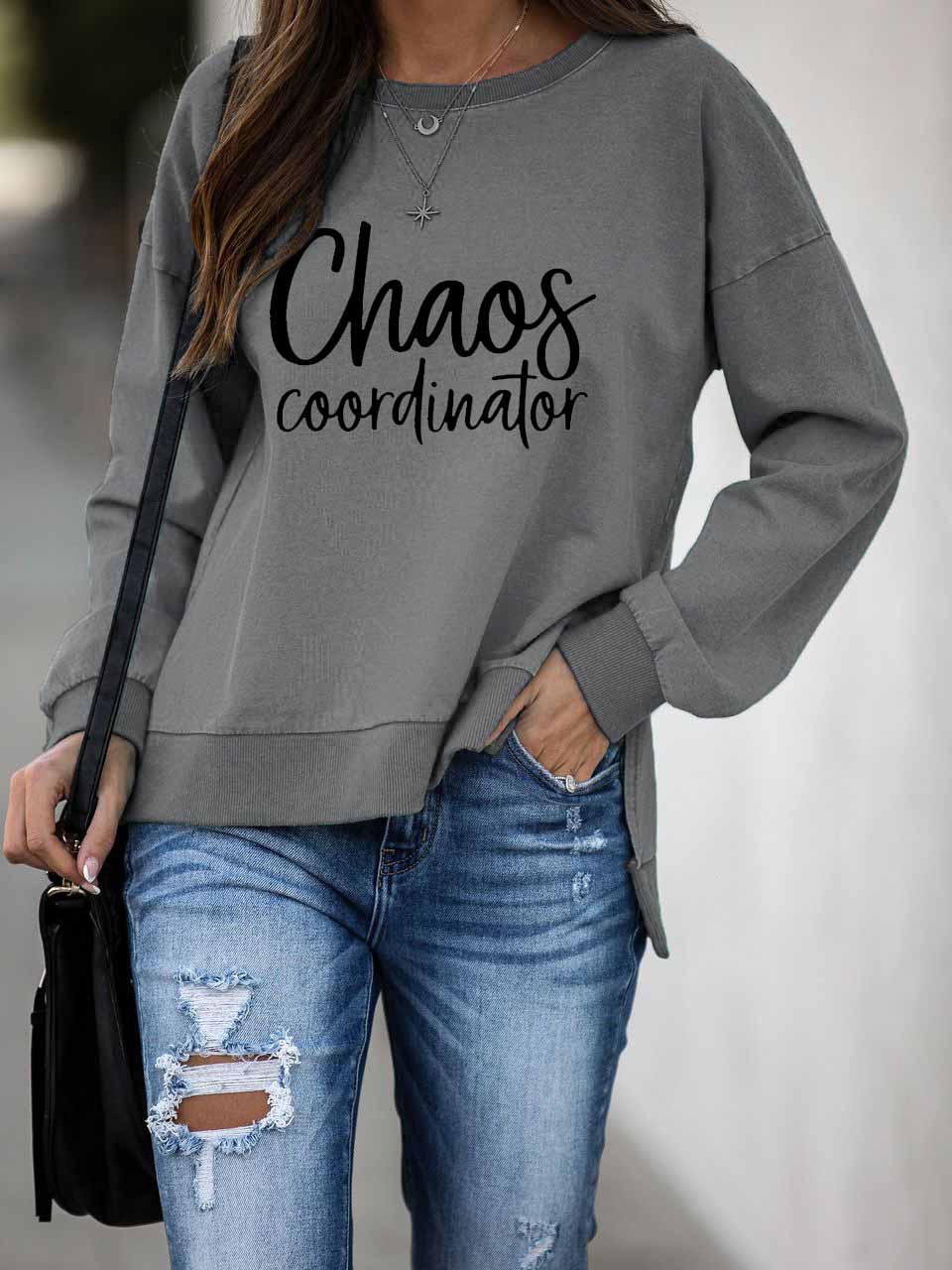 Chaos Coordinator Print Pullover