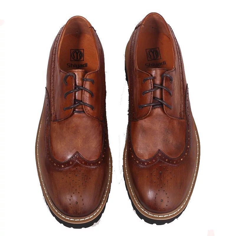 Zapatos de cuero sactino