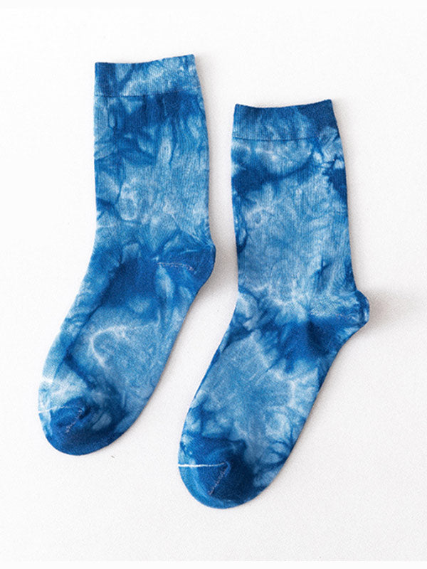 Pintura vintage vintage para calcetines de mujer