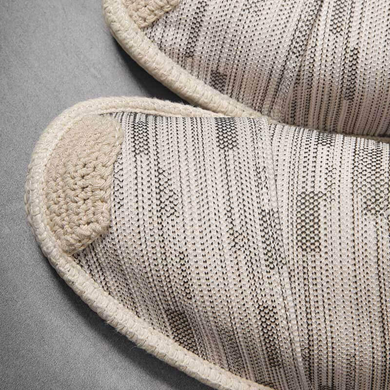 Zapatos de cáñamo cómodos y transpirables de verano para hombres casuales