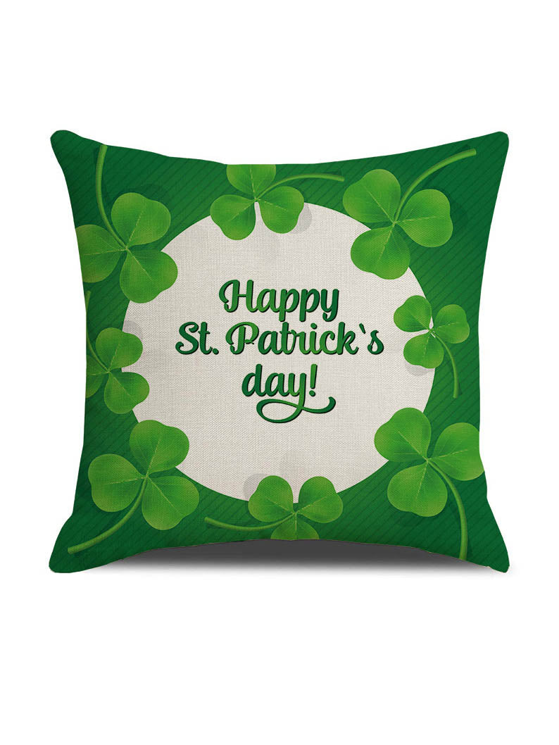Funda de cojín para sofá de coche St. Para el día de patricio
